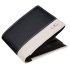 URBAN FOREST Seattle Black/Sand Leather Wallet for Men
