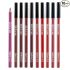MARS Matte Lip Liner Set of 10 | One Swipe Smooth Application | Long Lasting & Travel Friendly Lip Pencil | Multicolor | Set-A (1.4g x 10)