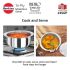 Hawkins Kitchen Gift Pack 2023 (23SGP) 3 Pieces Set of 1.5 Litre, 2 Litre and 2.5 Litre Triply Stainless Steel Patila, Tope, Bhagona, Tapeli, Saucepans Silver