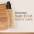 SWISS BEAUTY Studio Finish Full Coverage Foundation, Face Makeup, Shade- Ivory Fair, 30Ml, Matte, Cream