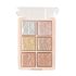 MARS Glowzilla 6 Colour Highlighter Palette | Ultra Blendable & Long Lasting | Blinding Glow (12.0gm) (Shade-01)