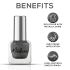 RENEE Metallicious Nail Paint- Shadow Grey 10ml | Quick Drying, Metallic Finish, Long Lasting, Chip resisting Formula with High Shine & Full Coverage | Acetone & Paraben Free