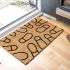 Onlymat Brown Black NatuOnlymat Brown Black Natural Coir Doormat, Shoe Design, Main Door, Bedroom, Entrance, Kitchen, Home, Main Door, Entryway, Shop, Office, Covered Outdoor, Bedroom, Floor with Hard, Thick Material & PVC ( 75 x 45 x 1.5 cm)