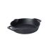 Meyer Pre-Seasoned Cast Iron Frypan | Cast Iron Skillet | Iron Pan | Frying Pan | Iron Fry Pan | Omlette Pan | Gas and Induction Compatible, 22cm, Black