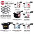 Hawkins Stainless Steel Idli Stand - 12 Idlis, (For 5 Litre and bigger Pressure Cooker), Silver (SSID5)