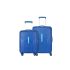 American Tourister Ivy 2 Pc Set 55 Cms & 68 Cms Small & Medium Polypropylene (PP) Hard Sided Spinner Wheels Luggage/Trolley Bag with TSA Lock (Blue)