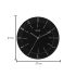 Titan Contemporary Wall Clock with Domed Glass - 27 Cm X 27 Cm (Small), Analog, Black