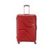American Tourister Upland Spinner 55 Cms Polypropylene Hardsided Small Cabin Luggage|Speed_Wheel 8 Wheel Suitcase|Trolley Bag, Formula Red