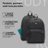 American Tourister RUDY Small Size Polyester Causal Backpack with Security Zip- Black