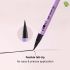 Plum Eye-Swear-By Pencil Eyeliner Pen | Flexible Felt-Tip | Smudge-Proof | 100% Vegan & Cruelty Free | 01 Black, Semi Matte Finish