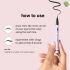 Plum Eye-Swear-By Pencil Eyeliner Pen | Flexible Felt-Tip | Smudge-Proof | 100% Vegan & Cruelty Free | 01 Black, Semi Matte Finish