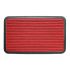 Onlymat Solid Rug Soft Red Polypropylene| Stripped Pattern| Rubber Backing| Long-Lasting| Heavy Duty| All-Purpose| Indoor| Outdoor| Doormat- 60 x 40cm