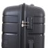 American Tourister 68Cm Medium Polypropylene Hard-Sided 4 Wheel Spinner Carry-On Luggage (Black)