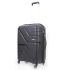 American Tourister 68Cm Medium Polypropylene Hard-Sided 4 Wheel Spinner Carry-On Luggage (Black)