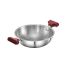 Hawkins 1.5 Litre Deep Fry Pan, Triply Stainless Steel Kadai, Flat Bottom Induction Kadhai, Small Kadai, Silver (SSD15)