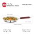 Hawkins 20 cm Frying Pan, Triply Stainless Steel Fry Pan, Induction Frying Pan, Small Frying Pan, Silver (SSF20)