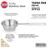 Hawkins 1.5 Cup Tadka Pan, 360 ml Triply Stainless Steel Pan, Induction Pan, Silver (STP15)