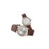 Titan Quartz Analog with Day and Date Silver Dial Leather Strap Watch for Couple-NS17742565WL01P/NT17742565WL01