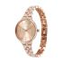 Titan Aura Quartz Analog Rose Gold Dial Stainless Steel Strap Watch for Women-95245WM01/NT95245WM01