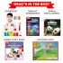 Einstein Box Featuring Disney for 4-5-6 Year Old Boys/Girls | Disney Gift Toys for Kids | Learning and Educational Toys, Games and Books | STEM Toys |