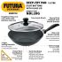 Hawkins Futura Nonstick Stir-Fry Pan 2 L, 26 Cm, 3.25 Mm With Glass Lid, Black
