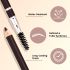 Swiss Beauty Eyebrow Definer Pencil With Spoolie | Smudge Proof, Waterproof And Pigmented Eyebrow Pencil |Shade - Deep Brown, 1.5Gm |