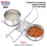 Hawkins Stainless Steel Inner Lid Pressure Cooker, 3 Litres Tall, With Two Dish Set/Separator, 3 Liter