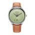 Titan Timeless Treasure Green Dial Analog Leather Strap Watch for Men