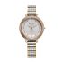 Titan Aura Quartz Analog Silver Dial Stainless Steel Strap Watch for Women-95244KM01/NT95244KM01