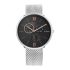 Titan Slim Quartz Multifunction Black Dial Stainless Steel Strap Watch for Men-NR1877SM01