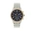 Titan Men's Metropolitan Luxe: Multifunction blue Dial with Two-Tone Stainless Steel Bracelet Watch-NS1734KM01