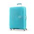 American Tourister Curio Spinner Expandable Large Check-in Luggage Bag 77 Cm Polypropylene Hardsided 8 Wheels Suitcase for Travel (Turquoise)