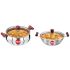 Hawkins 5 Litre Cook n Serve Handi with Glass Lid & Tri-Ply Stainless Steel Induction Compatible Deep Kadhai (Deep-Fry Pan) with Glass Lid, 4 Litre