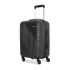 American Tourister Ivy Nxt 55Cm Small Hardside Polycarbonate Cabin Suitcase with Multi-Stage Telescopic 4 Wheels Spinner Trolley and Mounted TSA Lock for Women & Men - Black