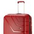 American Tourister Upland Spinner 79 Cms Polypropylene 4 Wheel Hardsided Large Check-In Luggage|Suitcase|Trolley Bag, Formula Red