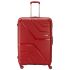 American Tourister Upland Spinner 79 Cms Polypropylene 4 Wheel Hardsided Large Check-In Luggage|Suitcase|Trolley Bag, Formula Red