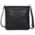 URBAN FOREST Troy Black Messenger Bag for Men