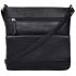 URBAN FOREST Troy Black Messenger Bag for Men