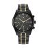 Titan Black and Gold Gray Dial Analog Stainless Steel Strap Watch for Men-NS1805KM03/NT1805KM03
