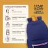 American Tourister Carter, 28L Volume College and Office Laptop Backpack with Front Organizer and Spacious Interiors for Men & Women - Naval