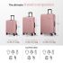 American Tourister Novastream 55 cms Small Hardside Polycarbonate Cabin Suitcase with TSA Lock and USB Port - Vintage Pink