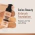 SWISS BEAUTY Airbrush Finish Lightweight Natural, Cream Foundation|Full Coverage Blendable Foundation For Face Makeup |With Benefits Of Hyaluronic Acid,Aloevera And Vitamin E|30Ml|Shade- Warm Sun