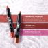 Plum Twist & Go Matte Lipstick | Ceramides + Hyaluronic Acid | Airbrushed Finish | Long Lasting | 100% Vegan & Cruelty-Free | Brown To Earth - 130 (Warm Earthy Brown)