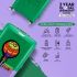 American Tourister Chupa Chups Medium Hardside Polycarbonate Cabin Suitcase with Recessed TSA Lock & Expander for Women & Men - Watermelon Green