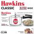 Hawkins Classic 3Liters(Wide)Aluminium Inner Lid Pressure Cooker(Silver)