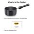 Futura Hard Anodised Ezee-Pour Saucepan 1 Litre Without lid