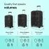 American Tourister AMT INSTAVIBE+ 3PCS BLACK