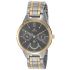 Titan Women's Elegance Moonphase Two-Tone Gray Dial Watch-NS2590KM02/NT2590KM02