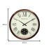 Titan Classic Sub-Second Analog Wall Clock - Wood Finish(35Cm X 35 Cm)