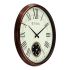 Titan Classic Sub-Second Analog Wall Clock - Wood Finish(35Cm X 35 Cm)